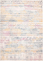 Rugshop Geometric Boho Area Rug – Multi Tribal Pattern, Perfect for Living Room, Bedroom, Dining Room, 5x7