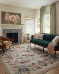 Loloi Rifle Paper Co. Rosa Collection RSA-02 Cream/Multi 7'-6" x 9'-6" Area Rug