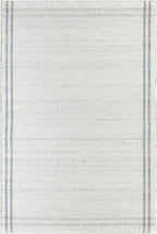 Mark&Day Wool Rugs, 5x8 Janmichael Solid and Border Gray/Ivory Area Rug, Grey Ivory Black Carpet for Living Room, Bedroom or Kitchen (5' x 7'6")
