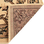 Unique Loom Sialk Hill Collection Area Rug - Washington (4' Square Ivory/Black)
