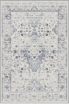 LUMI Washable Area Rug for Living Room, 10x14 Ultra Soft Traditional Rugs Non Slip with Rubber Backing, Low Profile, High Traffic, Stain Resistant Carpets, Ideal for Bedroom, Dining Room, Indoor