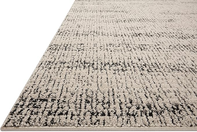 Loloi Darby Collection DAR-02 Oatmeal/Charcoal 4'-0" x 6'-0" Accent Rug