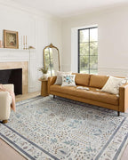 Loloi Rifle Paper Co. Maison Collection MAO-05 Wisteria Cream 2'-0" x 5'-0", .19" Pile Height, Accent Rug