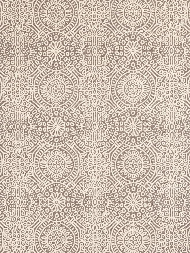 Dash & Albert Temple Taupe Hand Micro Hooked Wool Rug, 9.5 X 13.5 Feet, Tan Geometric Pattern