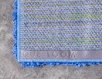 Unique Loom Solid Shag Collection Area Rug (2' 2" x 3' 1" Rectangle, Periwinkle Blue)
