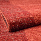 Rugs.com Angelica Collection Rug – 6 Ft Round Terracotta Medium Rug Perfect for Kitchens, Dining Rooms