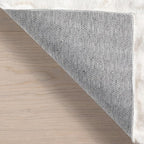 nuLOOM Jeni Off-White, 6' Round, Solid Faux Rabbit, Fluffy and Cozy, High Traffic, Stain Resistant, Easy Clean, Durable Washable Area Rug for Bedroom, Living Room, Dining, Den, Foyer, Entryway