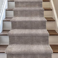 Well Woven Custom Size Hallway & Stair Runner- Harlow Pompeii Taupe 31 Inches Wide x 18 Feet Long Runner (31" x 18') Runner Rug - Modern Chevron Pattern, Ultra-Soft, Easy-Clean