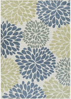 Beverly Rug Outdoor Rug 6x9 Modern Exotic Tropical Leaf Area Rugs for Indoor and Outdoor Patio Deck Porch Garden Water Resistant Washable Outside Carpet (6 x 9 Olive)
