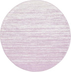 SAFAVIEH Adirondack Collection Area Rug - 10' Round, Cream & Purple, Modern Ombre Design, Non Shedding & Easy to Clean, Ideal for Living Room, Bedroom, Office, Dining Space (ADR113L)