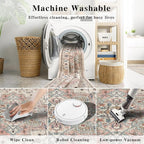 9x12 Large Area Rugs for Living Room Ultra-Soft Washable Rug Vintage Distressed Non-Slip Low Pile Stain Resistant Carpet for Bedroom Dining Room Kitchen Office