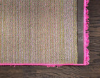 Unique Loom Solid Shag Collection Area Rug (10' x 13' Rectangle, Taffy Pink)