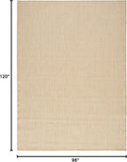 Nourison Home Home Courtyard 8' x 10' Natural Area Rug