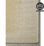FH Home Outdoor Area Rug - Waterproof Easy to Clean Stain Resistant - Patio Indoor Outdoor Porch Deck Balcony Entryway - Ombre Modern - Dhruva - Yellow - 7ft 8in x 9ft 8in