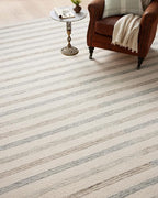 Loloi Chris Loves Julia Chris Collection CHR-05 Ivory/Slate 2'-6'' x 7'-6'', .50" Pile Height, Runner Rug