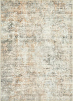 6x9 Abstract Area Rugs for Living Room 6 x 9 Washable Non Slip Low Pile Rugs for Bedroom Dining Room Foldable Thin Brown Grey