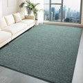 HQAYW 4x6 Area Rugs for Living Room Bedroom, Modern Thickened Memory Foam Soft Rug, Indoor Low Pile Minimalist Washable Non Slip Carpets for Kids Girls Boys Nursery Dorm Home Decor, Grey Green