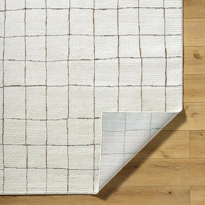 Livabliss x Our PNW Home Cascade Minimalist Area Rug, 12' x 15', Ivory
