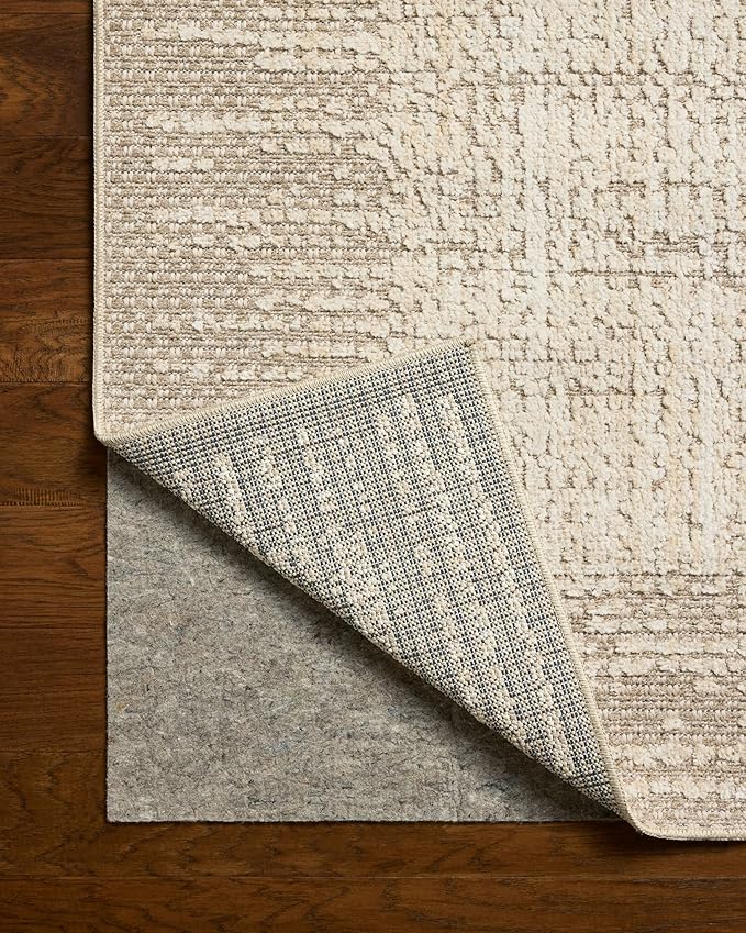 Loloi Amber Lewis Bexley Collection BEX-06 Natural/Taupe 2'-7" x 12'-0" Runner Rug Neutral, Textured, Living, Bedroom, Dining, Carpet