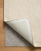 Loloi Magnolia Home by Joanna Gaines Henley Collection HNY-01 Ivory/Smoke 2'-6" x 7'-6" Runner Rug