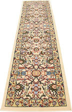 Unique Loom Espahan Collection Area Rug - Cape Cod (2' 2" x 8' 2" Runner, Cream/ Black)