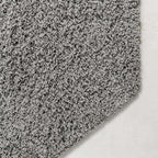 Unique Loom Solid Shag Collection Area Rug (4' Octagon, Cloud Gray)