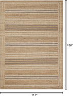Loloi Chris Loves Julia Judy Collection JUD-03 Natural/Dove 9'-3" x 13' Area Rug