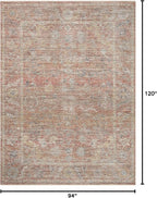 Loloi Magnolia Home by Joanna Gaines Millie Collection MIE-04 Sunset/Multi 7'-10" x 10', .25" Pile Height, Area Rug