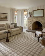 Loloi Magnolia Home by Joanna Gaines Ryder Collection RYD-02 Stone/Ivory 2'-6" x 7'-6" Runner Rug