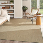Nourison Home Courtyard 10' x 14' Green Fabric Area Rug