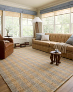 Loloi Chris Loves Julia Judy Collection JUD-04 Natural/Sky 3'-6" x 5'-6" Accent Rug
