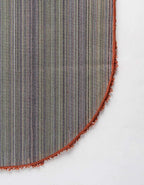 Unique Loom Solid Shag Collection Area Rug (3' 3" x 5' 3" Oval, Terracotta)