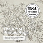 ReaLife Rugs Machine Washable Area Rug - Living Room Bedroom Bathroom Kitchen Entryway Office - Padded Crease Free Stain Resistant Premium - Boho Farmhouse Vintage- Paige- Ivory - 2'x 3'
