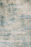 Dash & Albert Blaire Mineral Machine Washable Rug, 4 X 6 Feet, Multicolored/Blue Graphic Pattern