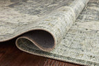 Loloi II Skye Collection SKY-12 Charcoal/Dove 3'-6" x 5'-6" Accent Rug