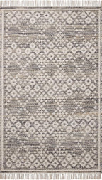 Loloi Angela Rose Rivers Collection RIV-01 Denim/Ivory 7'-9" x 9'-9" Reversible Area Rug
