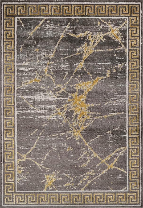 GLORY RUGS Area Rugs Marble 2x3 Brown Carpet Modern Abstract Rug Living Room Dining Bedroom Rug