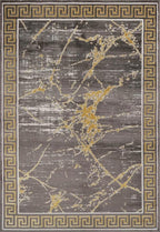 GLORY RUGS Area Rugs Marble 2x7 Brown Carpet Modern Abstract Rug Living Room Dining Bedroom Rug