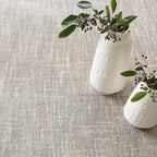 Dash & Albert Crosshatch Dove Grey Hand Micro Hooked Wool Rug, 9.5 X 13.5 Feet, Grey Solid Pattern