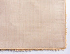 Unique Loom Davos Shag Collection Area Rug - Solid (3' 3" Square, Sun Yellow)