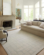 Loloi Chris Loves Julia Francis Collection FRA-03 Silver/Sky 7'-9" x 9'-9" Area Rug