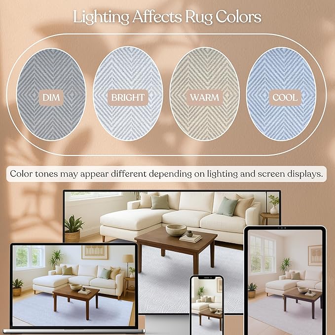 Fame Living Washable Area Rug. Modern Farmhouse. Vintage. Turkish. Bohemian. Distressed. Oriental. Traditional. Rugs for Living Room. Dining. Bedroom. Office. Entryway. Foyer. (864CC, 2'5" x 6'5")
