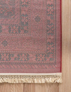 Unique Loom Tekke Collection Area Rug - Sheibani (3' 3" x 5' 3" Rectangle, Red/ Black)