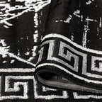 GLORY RUGS Area Rugs Marble 5x7 Black Gray Carpet Modern Abstract Rug Living Room Dining Bedroom Rug