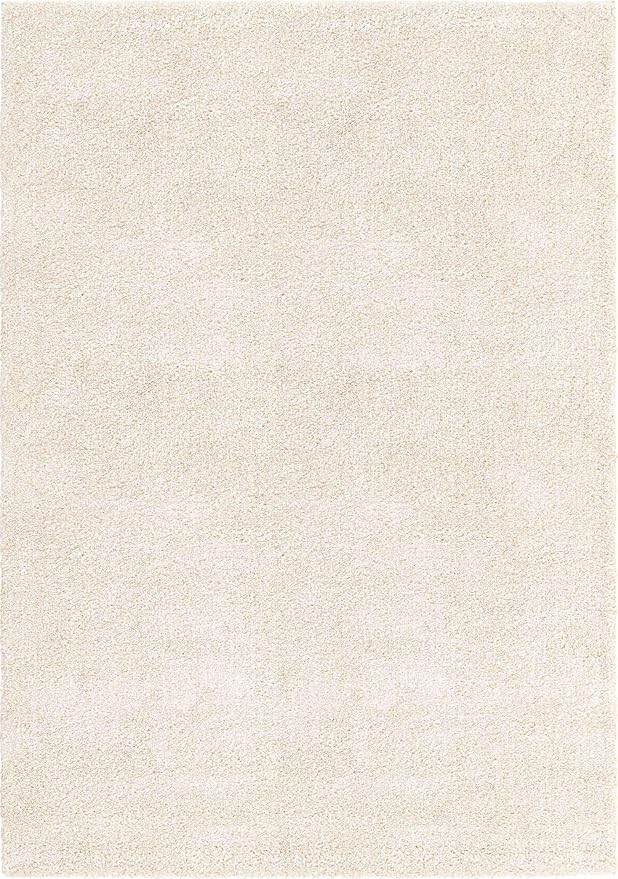 Unique Loom Solo Collection Area Rug - Calabasas (7' 1" x 10' Rectangle, Ivory)