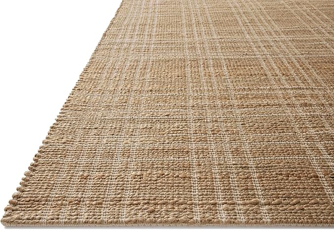 Loloi Chris Loves Julia Judy Collection JUD-01 Natural/Cream 2'-6" x 7'-6" Runner Rug