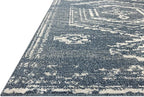 Loloi Magnolia Home by Joanna Gaines Gigi Collection GIG-03 Denim/Ivory 2'-7" x 7'-6" Runner Rug