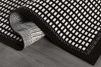 Beverly Rug Micro Loop Area Rug Black/White 5x7 Geometric Modern Luxury Zebra Durable Soft Indoor Rugs for Living Dining Room Office Stain Resistant Non Shedding Casual Indoor Carpet 5 x 7