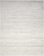 SAFAVIEH Area Rug 9x12 - Adirondack Collection - Large - Ivory & Silver, Modern Ombre Design, Non Shedding & Easy to Clean, Ideal for Living Room, Bedroom, Office, Dining Space (ADR113B)