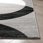 Well Woven Dulcet Bingo Grey Modern Geometric 2'7" x 3'11" Area Rug